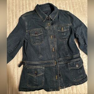 Jones New York Dark Indigo Jean Jacket